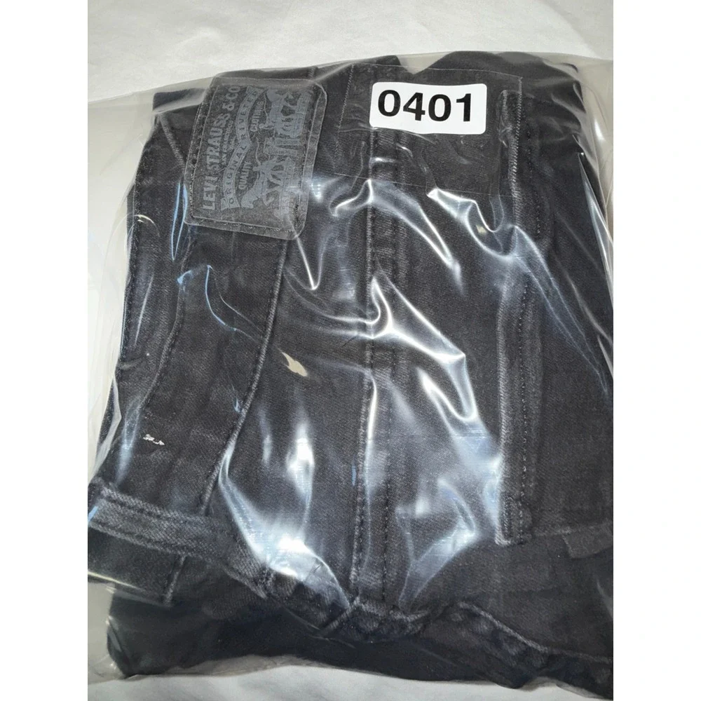 Levi's 721 Skinny Jeans Womens 30 Black Denim‎ Stretch High Rise Everyday Wear